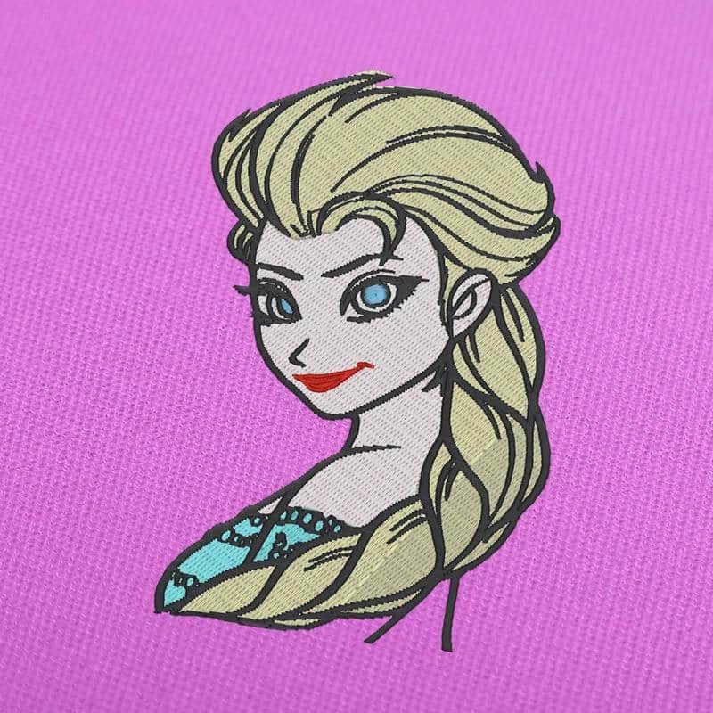 Elsa of Disney Frozen Embroidery Design