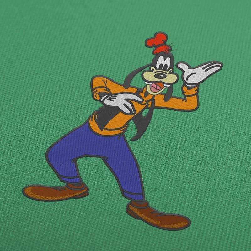 Goofy Disney Embroidery Design