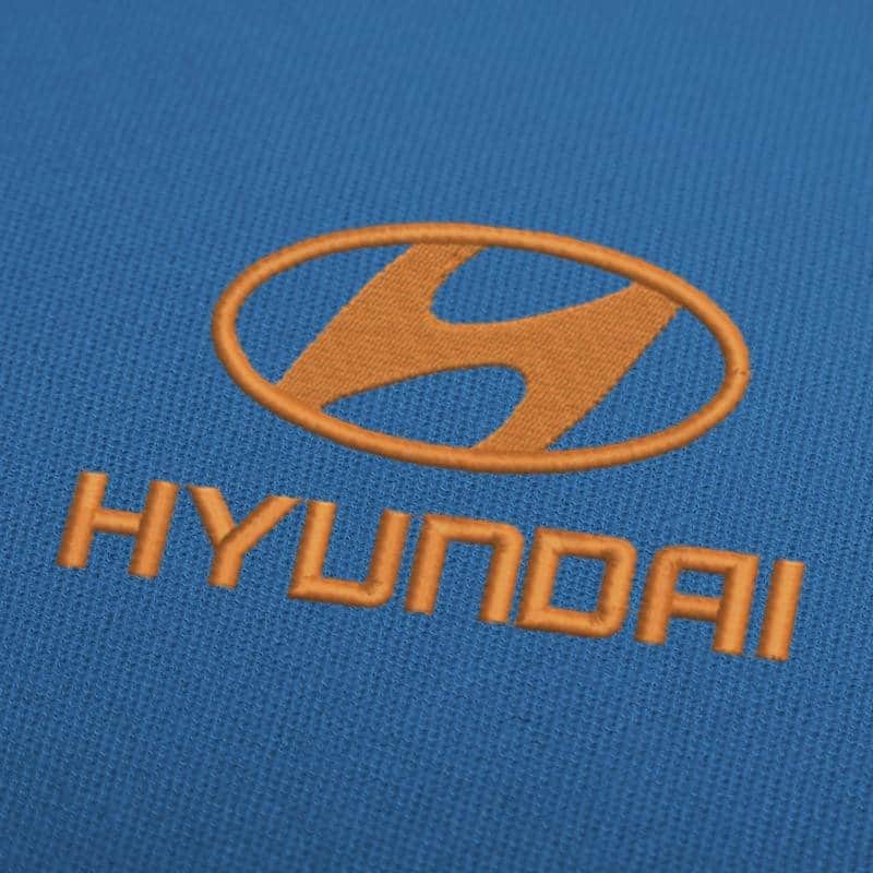 Hyundai logo Embroidery Design