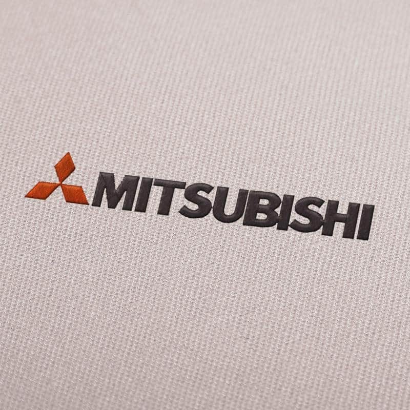 Mitsubishi logo Embroidery Design