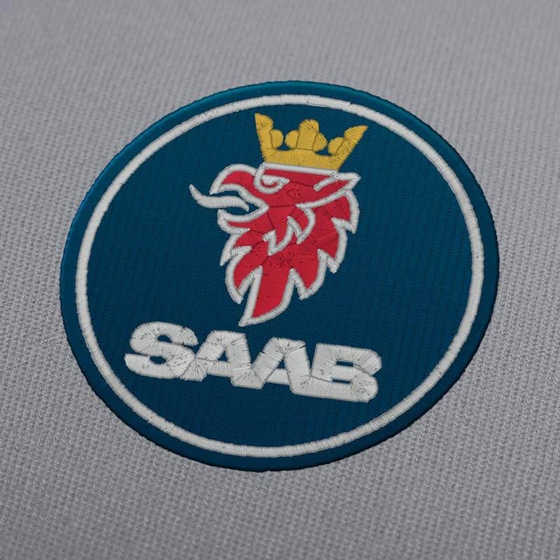 Saab logo Embroidery Design