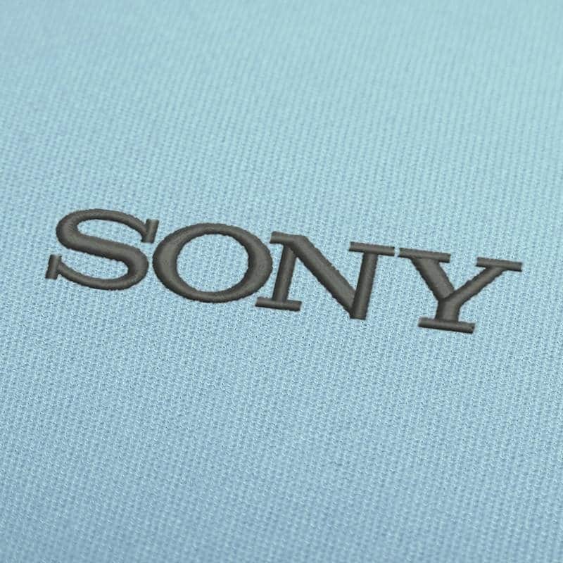 Sony logo Embroidery Design