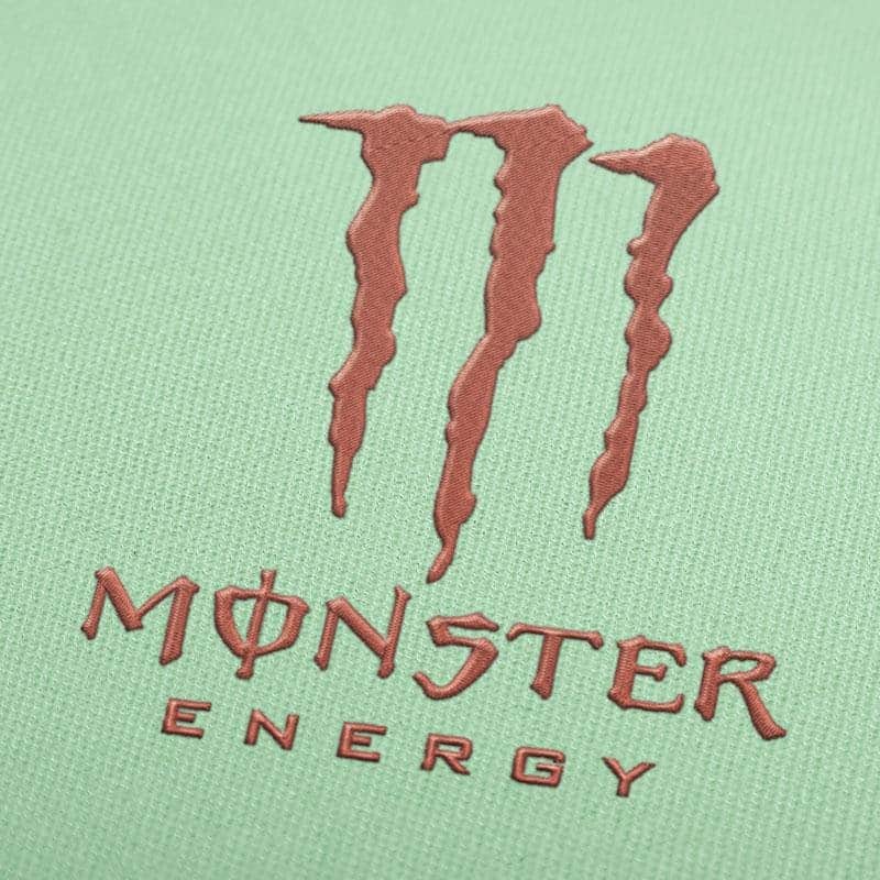 Monster Energy Logo 2 Embroidery Design