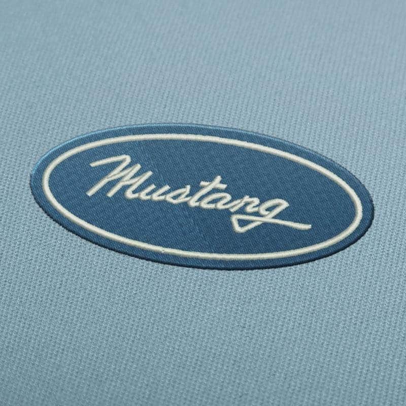 Mustang Logo Embroidery Design