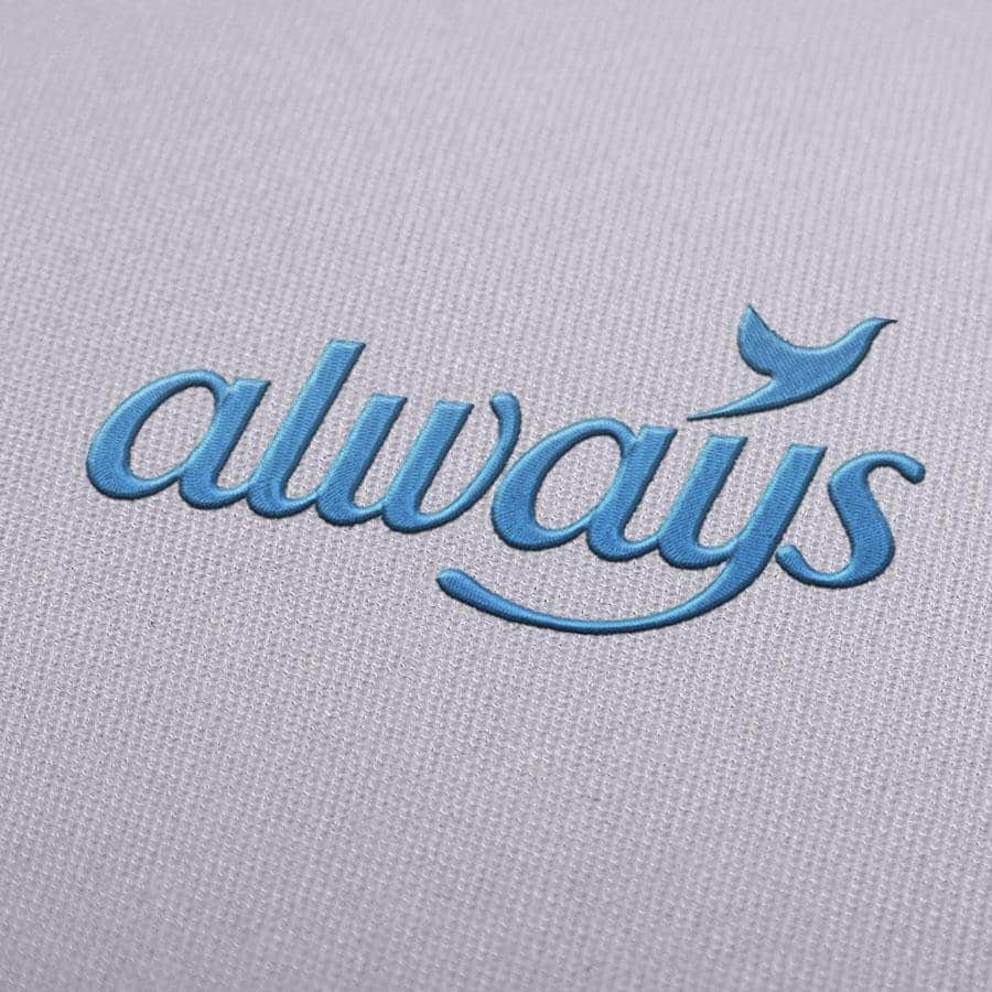 Always Logo Embroidery Design