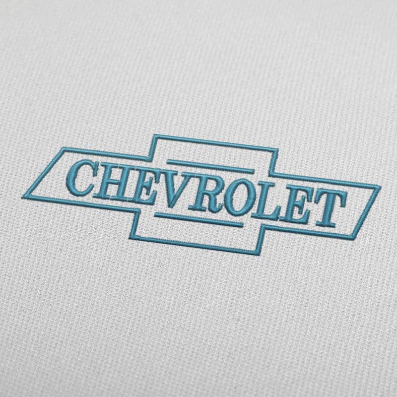 Chevrolet Logo Embroidery Design