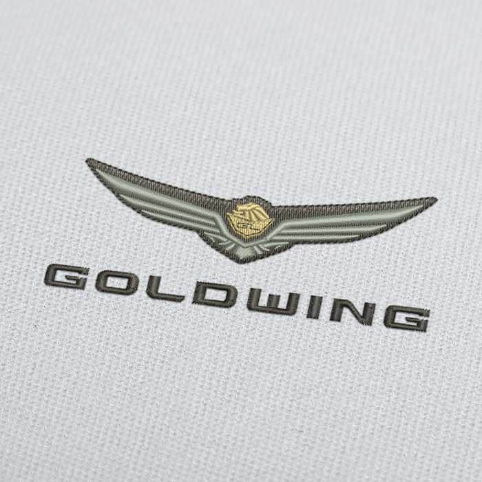 Honda Goldwing Logo 2 Embroidery Design