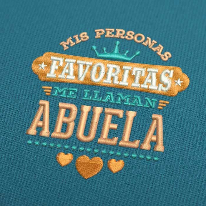 Mis Personas Favoritas Me Llaman Abuela Ricamo