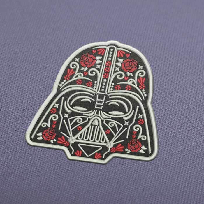 Darth Vader Gesicht Rosen Stickdatei