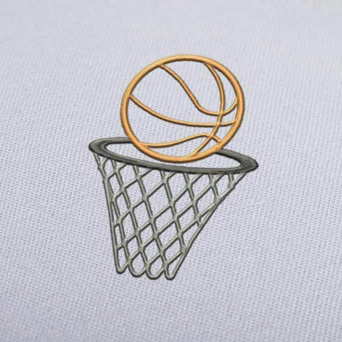 Basketball Hoop 2 Embroidery Design