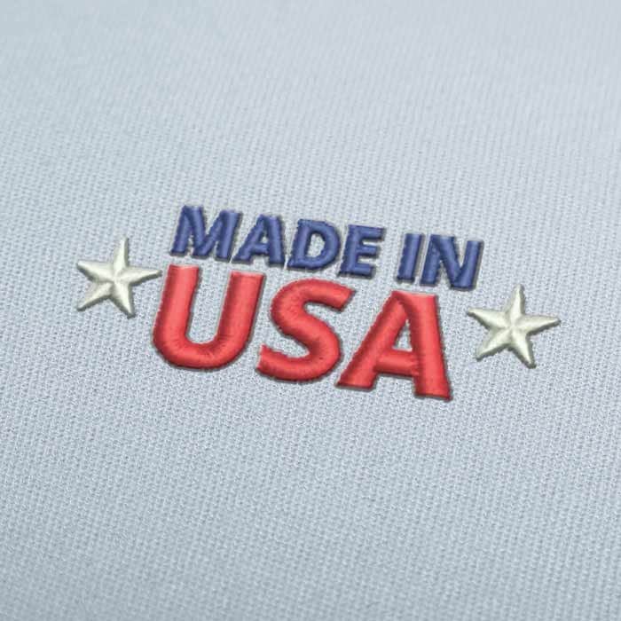 Made in Usa Stickdatei