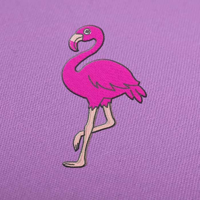 Flamingo Embroidery Design