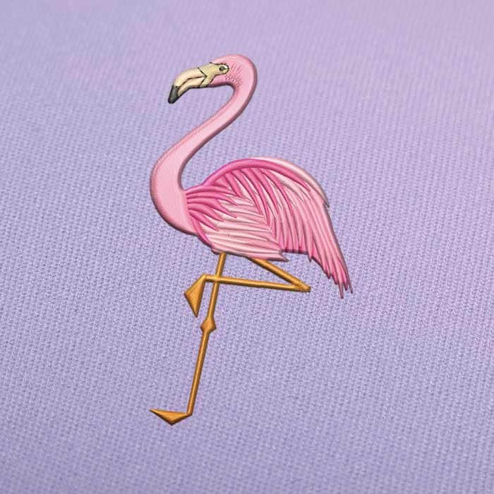 Flamingo 2 Embroidery Design