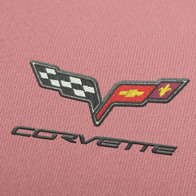 Corvette Logo Embroidery Design
