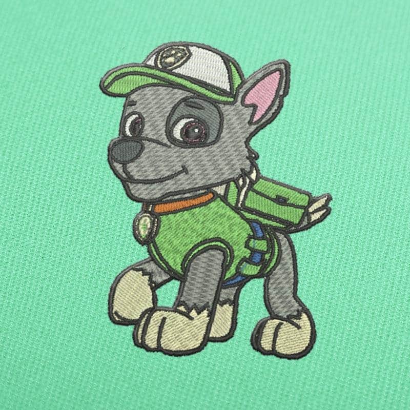 Paw Patrol Rocky Embroidery Design