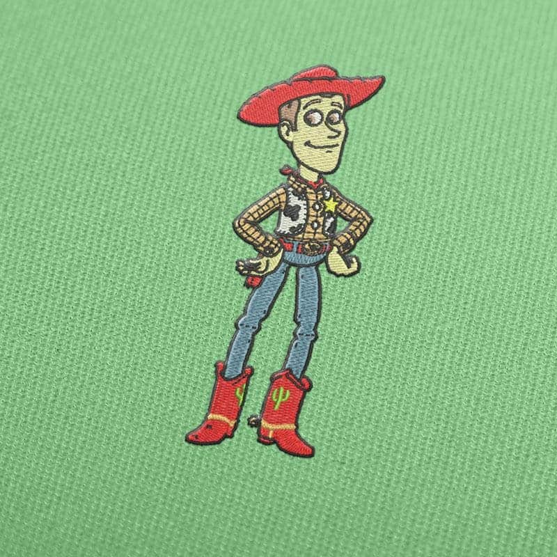 Woody Character Embroidery Design
