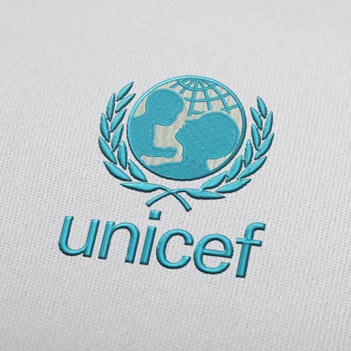 Unicef Logo Embroidery Design