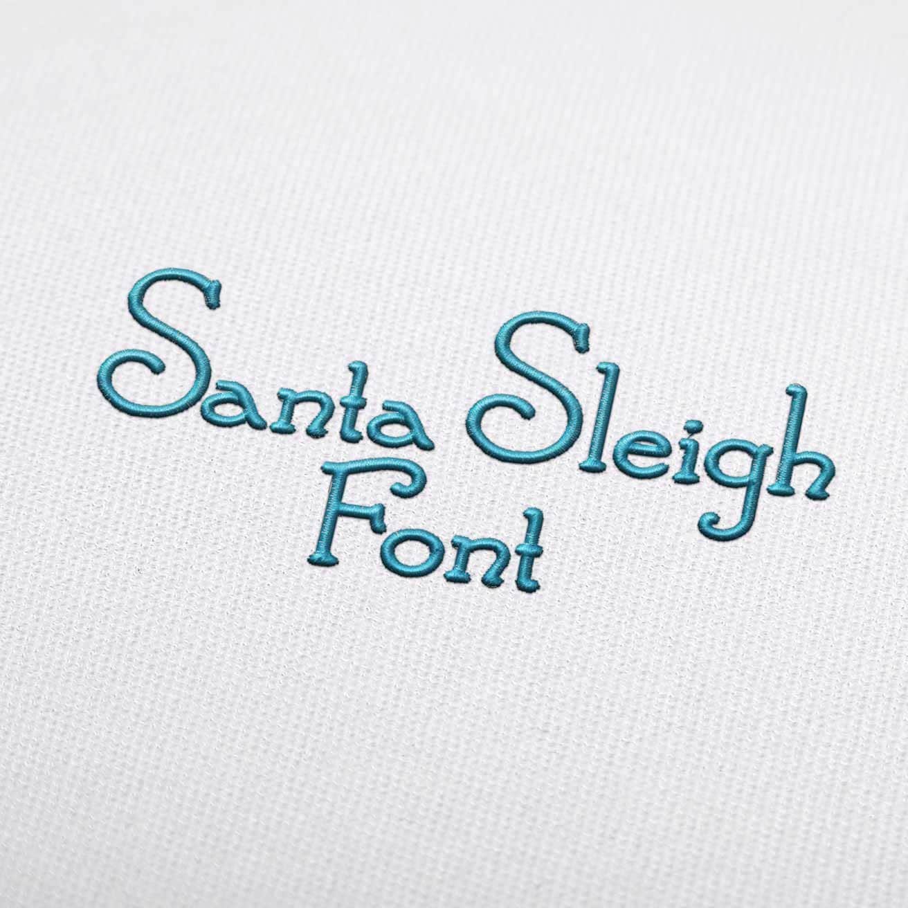 Alphabet Santa Sleigh