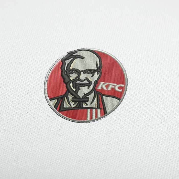 KFC Logo Embroidery Design