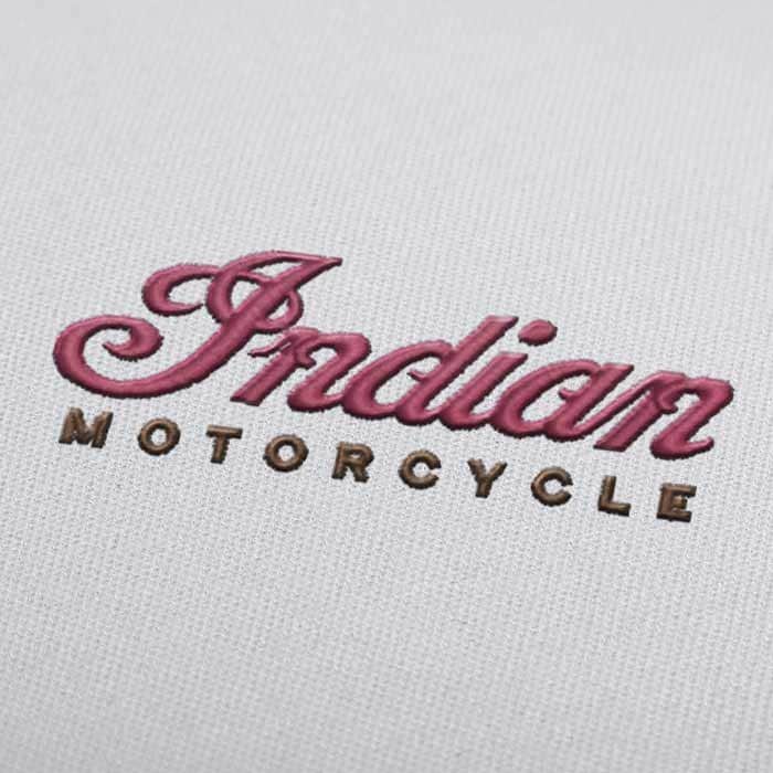 Indian Motorcycle Logo Embroidery Design