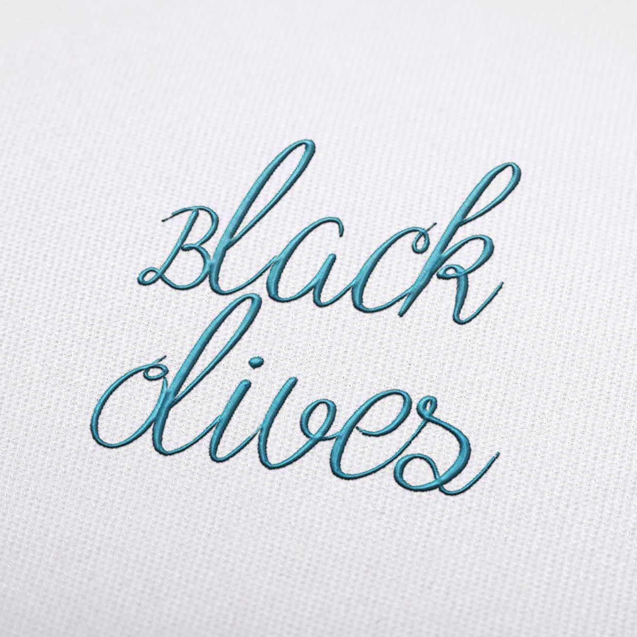 Alfabeto Black Olives