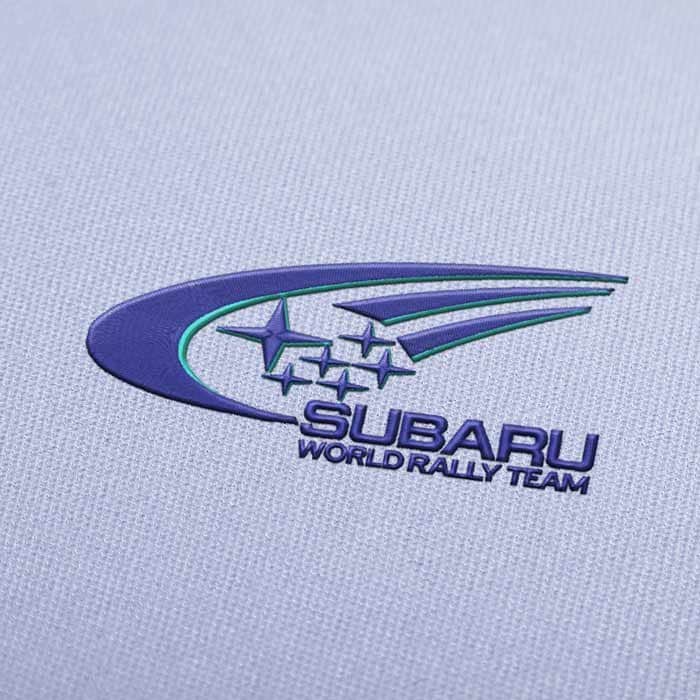 Subaru World Rally Logo Stickdatei