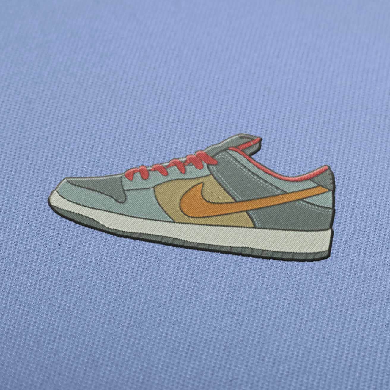 Nike Air Jordan 1 Sneaker Embroidery Design