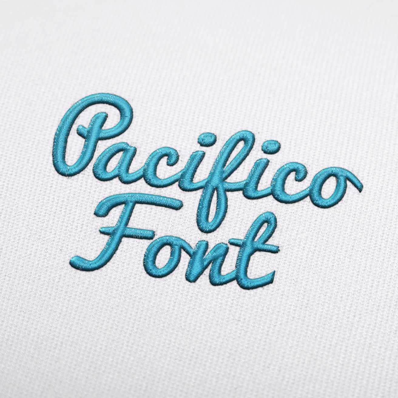 Pacifico Stickschrift