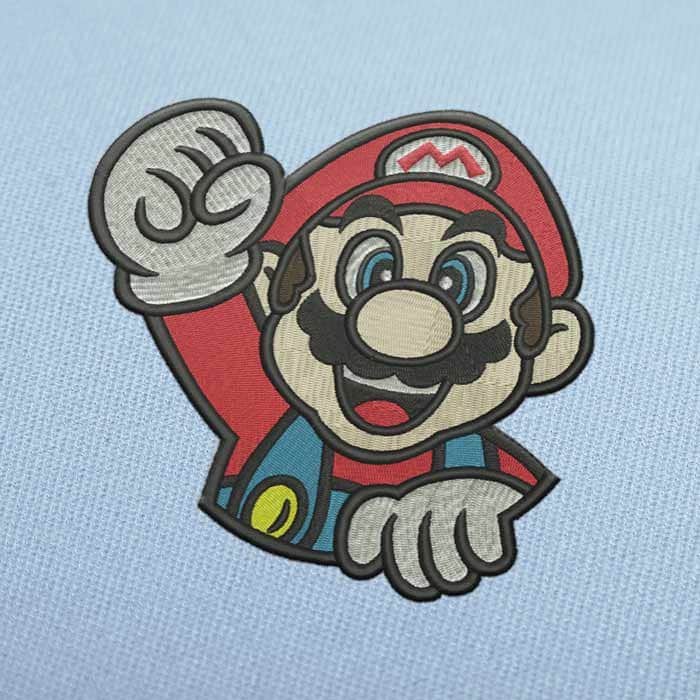 Super Mario Bros Embroidery Design