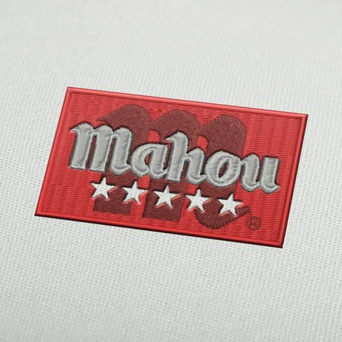 Mahou Logo Embroidery Design
