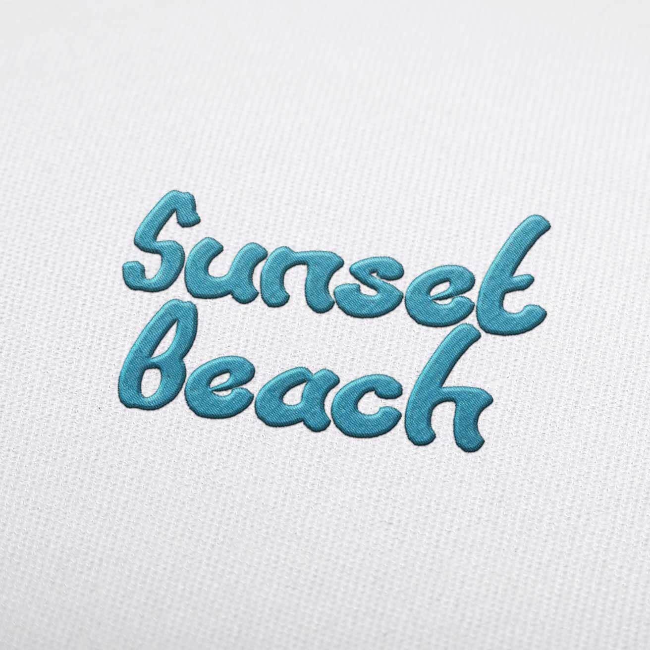 Alfabeto Sunset Beach