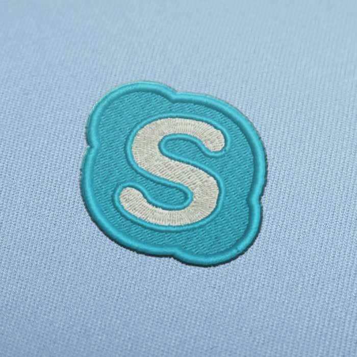 Skype Logo 2 Embroidery Design