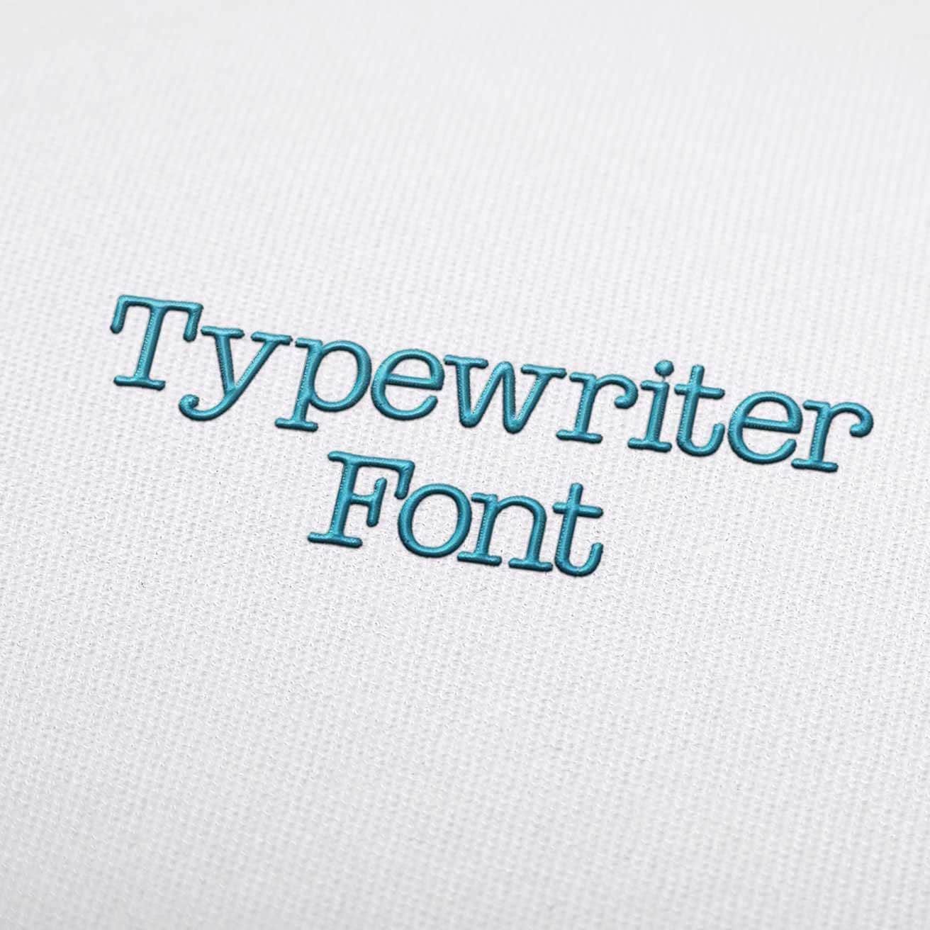 Alfabeto Typewriter