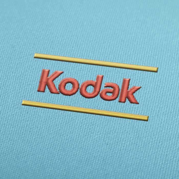 Kodak Logo Embroidery Design