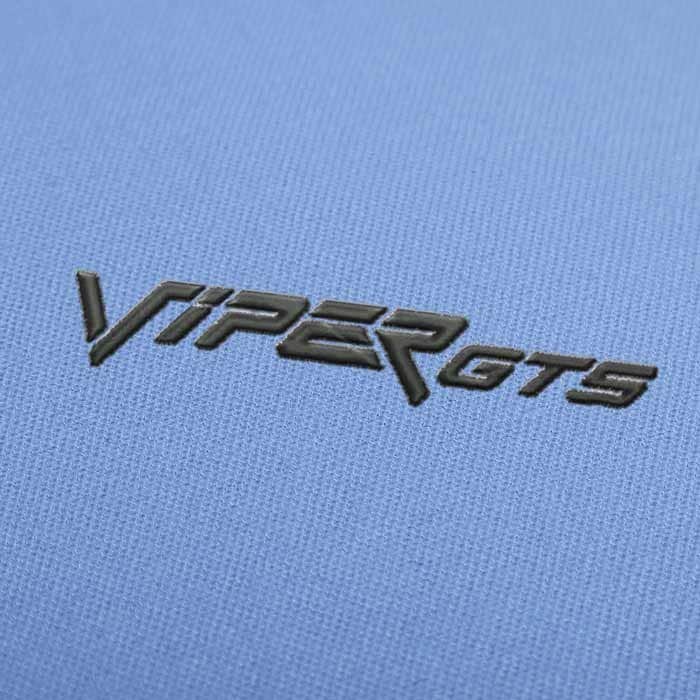Dodge Viper GTS Logo Embroidery Design