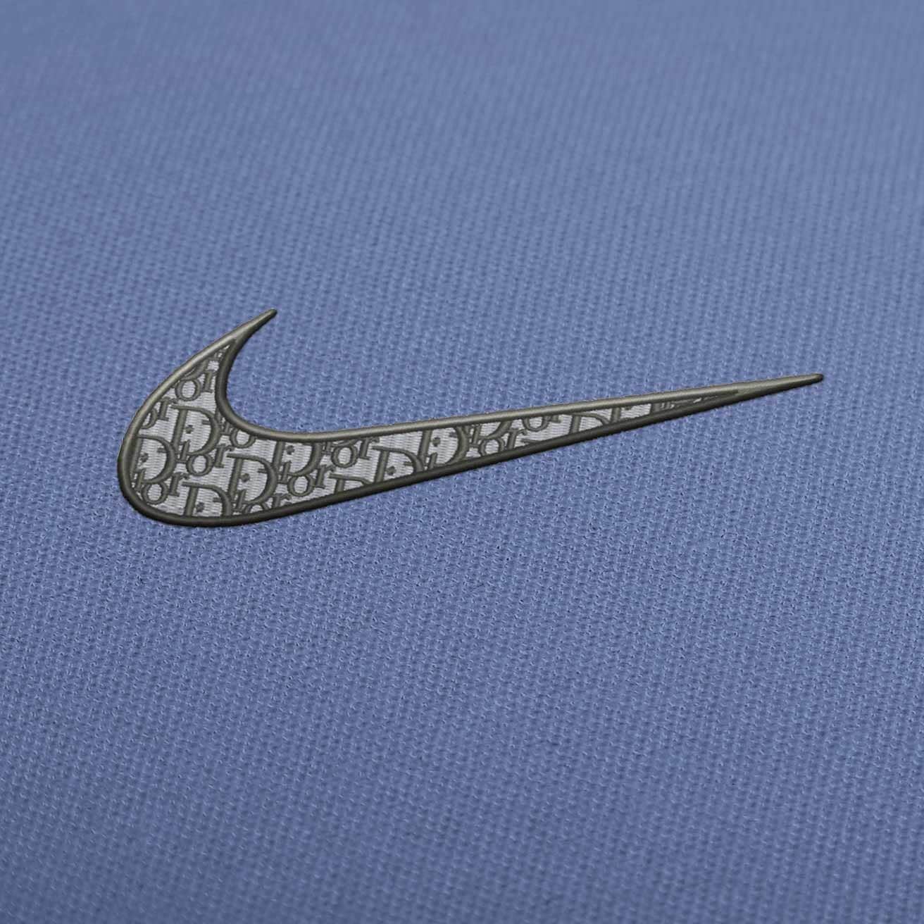 Nike x Dior Logo Embroidery Design