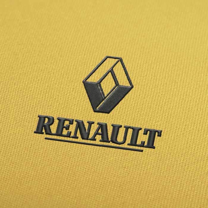 Renault Logo Embroidery Design