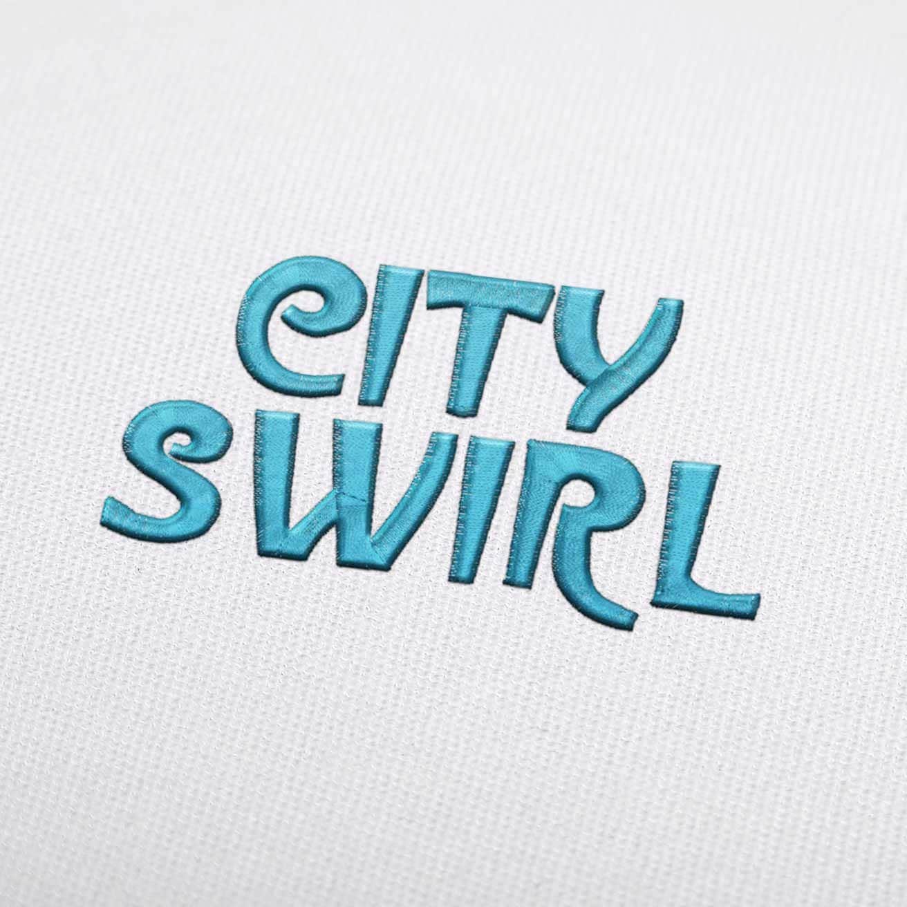 Abecedario City Swirl