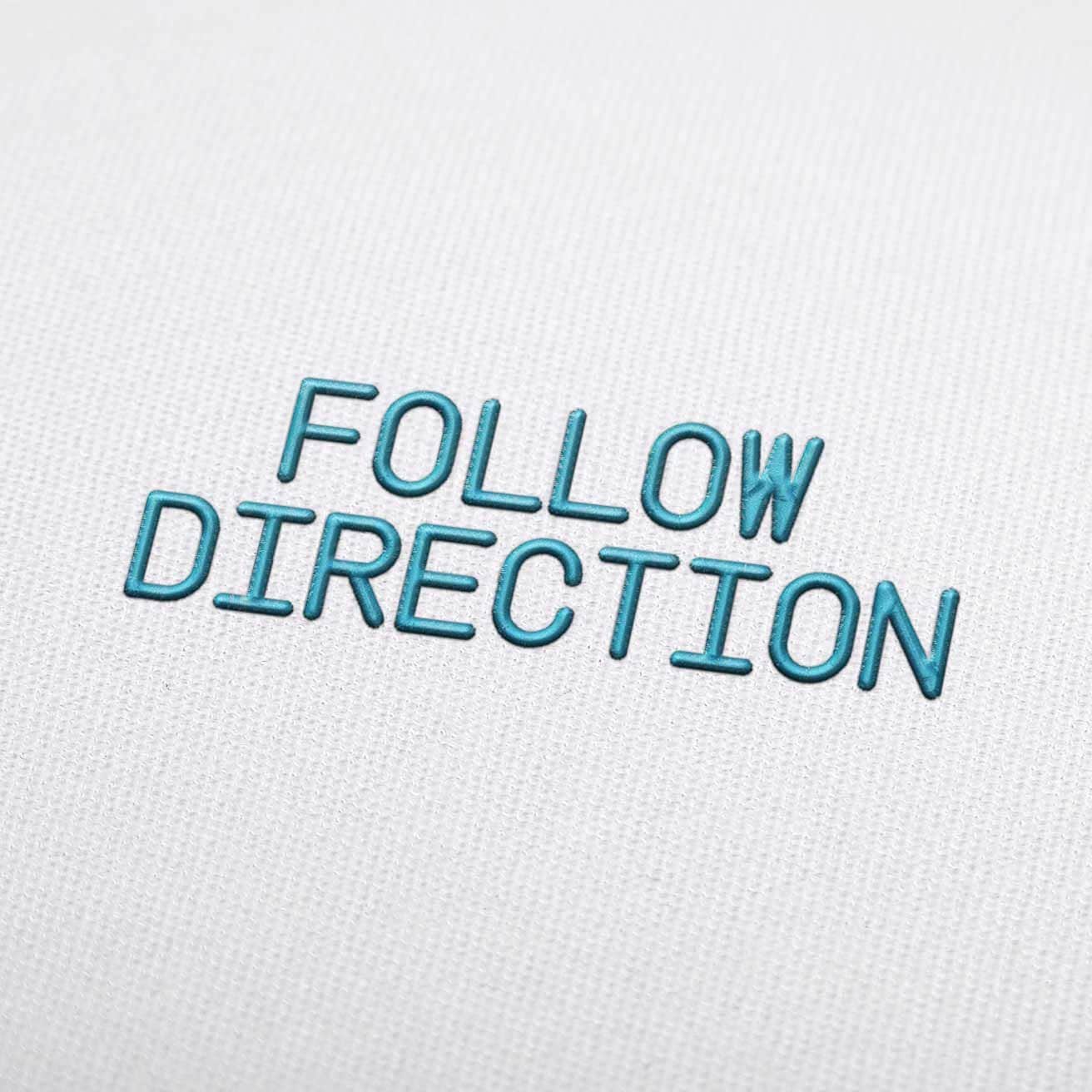 Abecedario Follow Direction