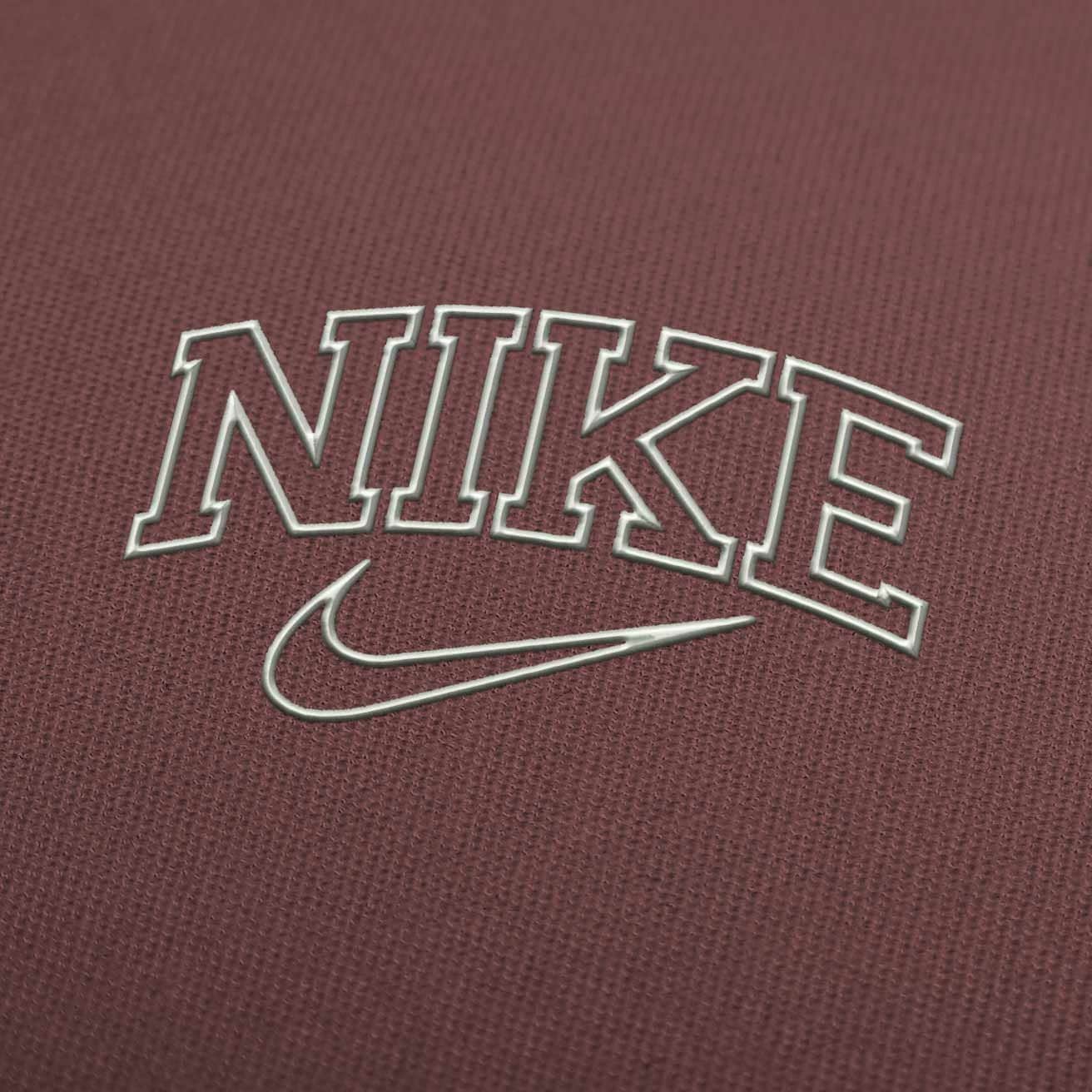 Nike Old Logo Applique Embroidery Design