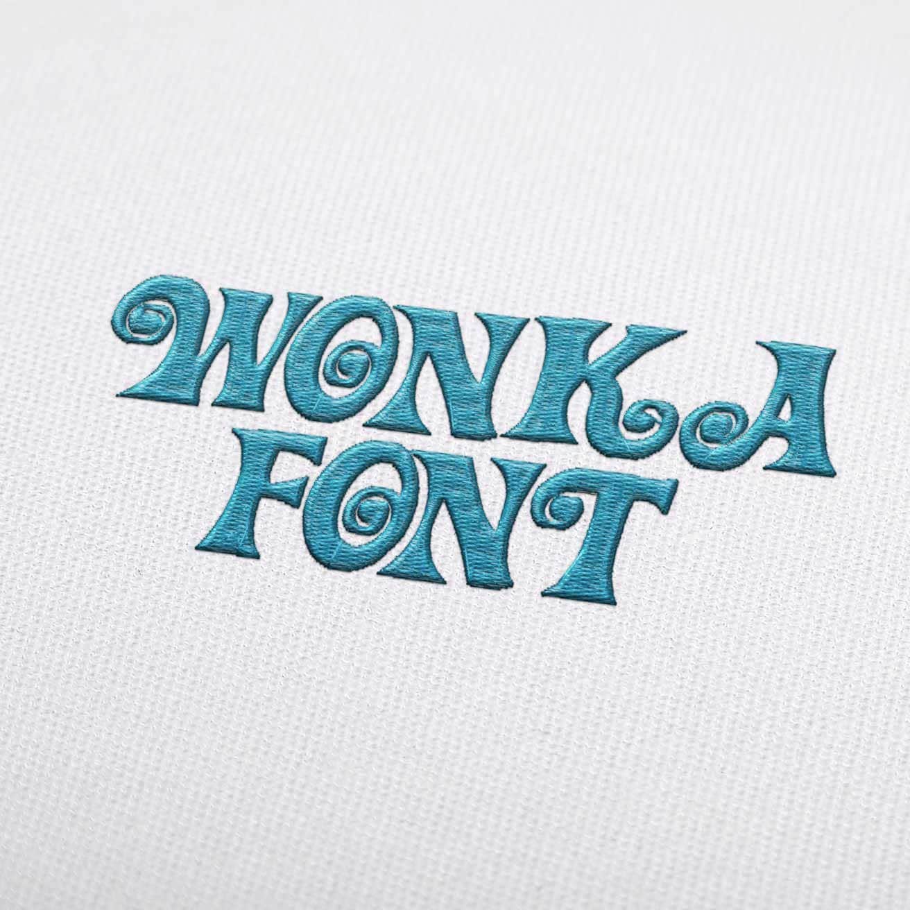 Wonka Stickschrift