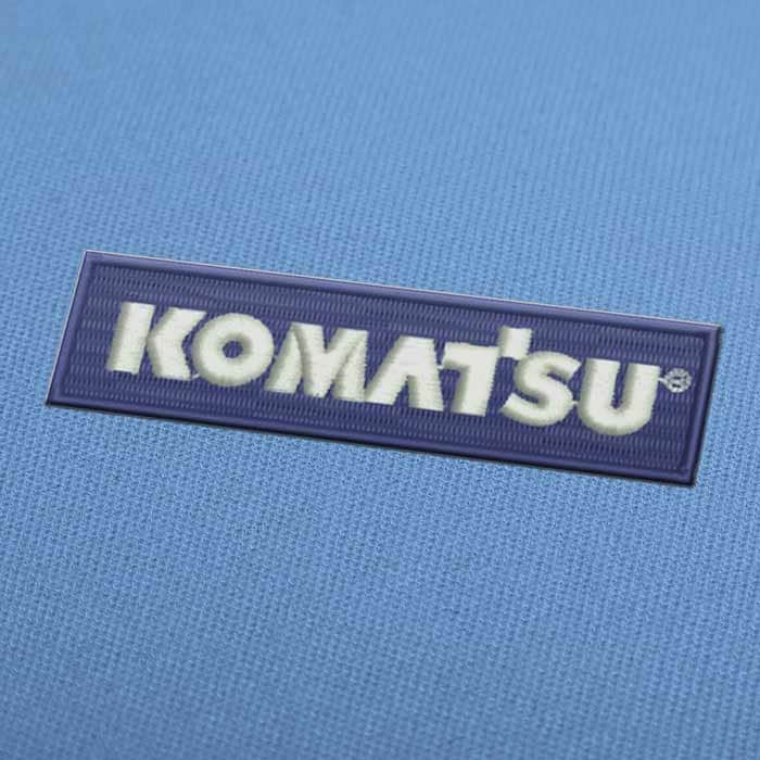Komatsu Logo Embroidery Design
