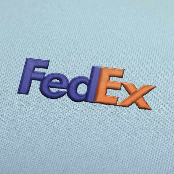 FedEx Logo Embroidery Design