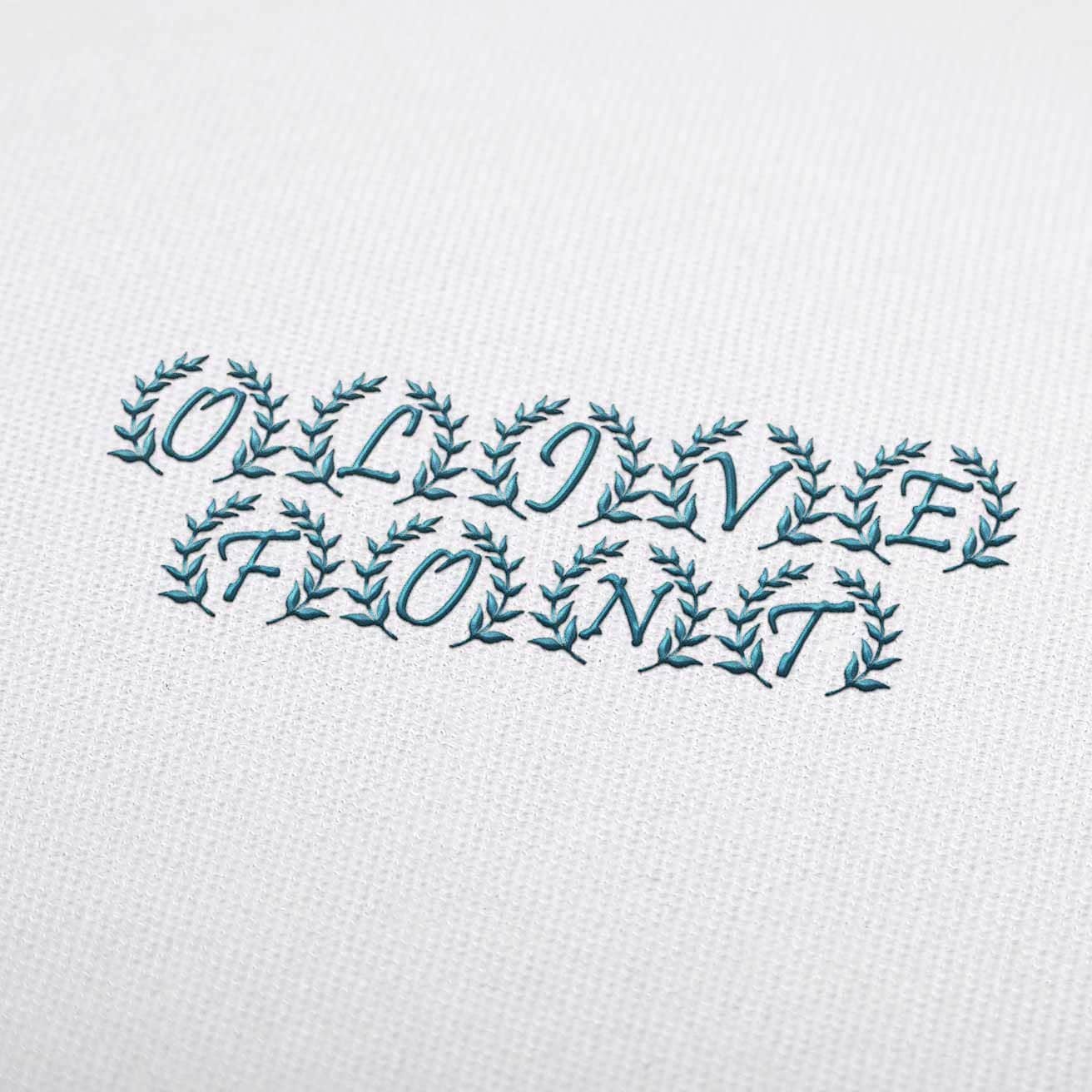 Olive Stickschrift