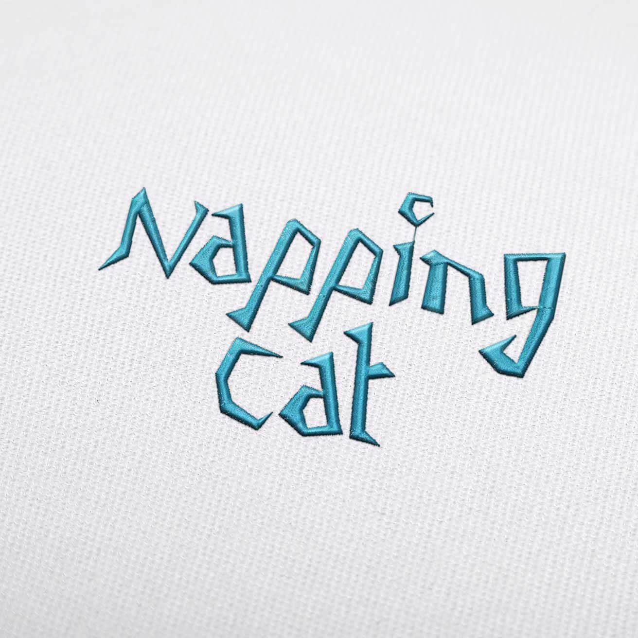 Abecedario Napping Cat