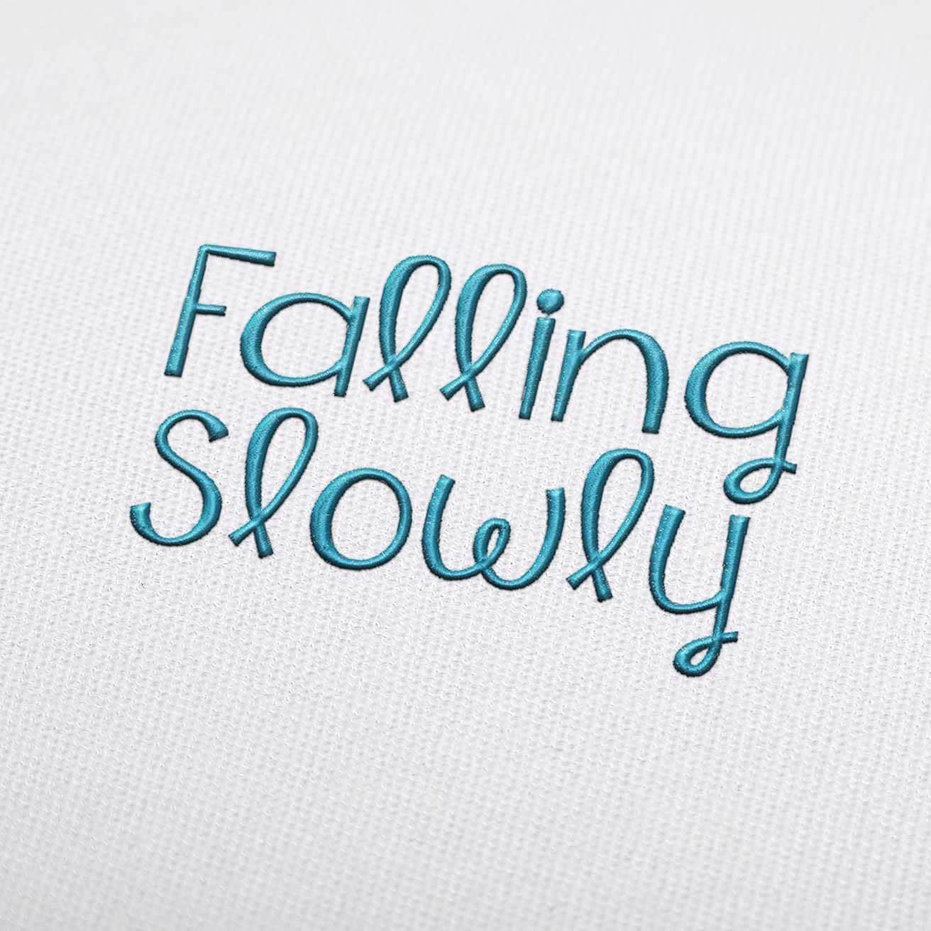 Alphabet Falling Slowly