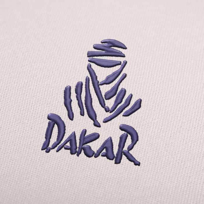 Dakar Rally Logo Embroidery Design