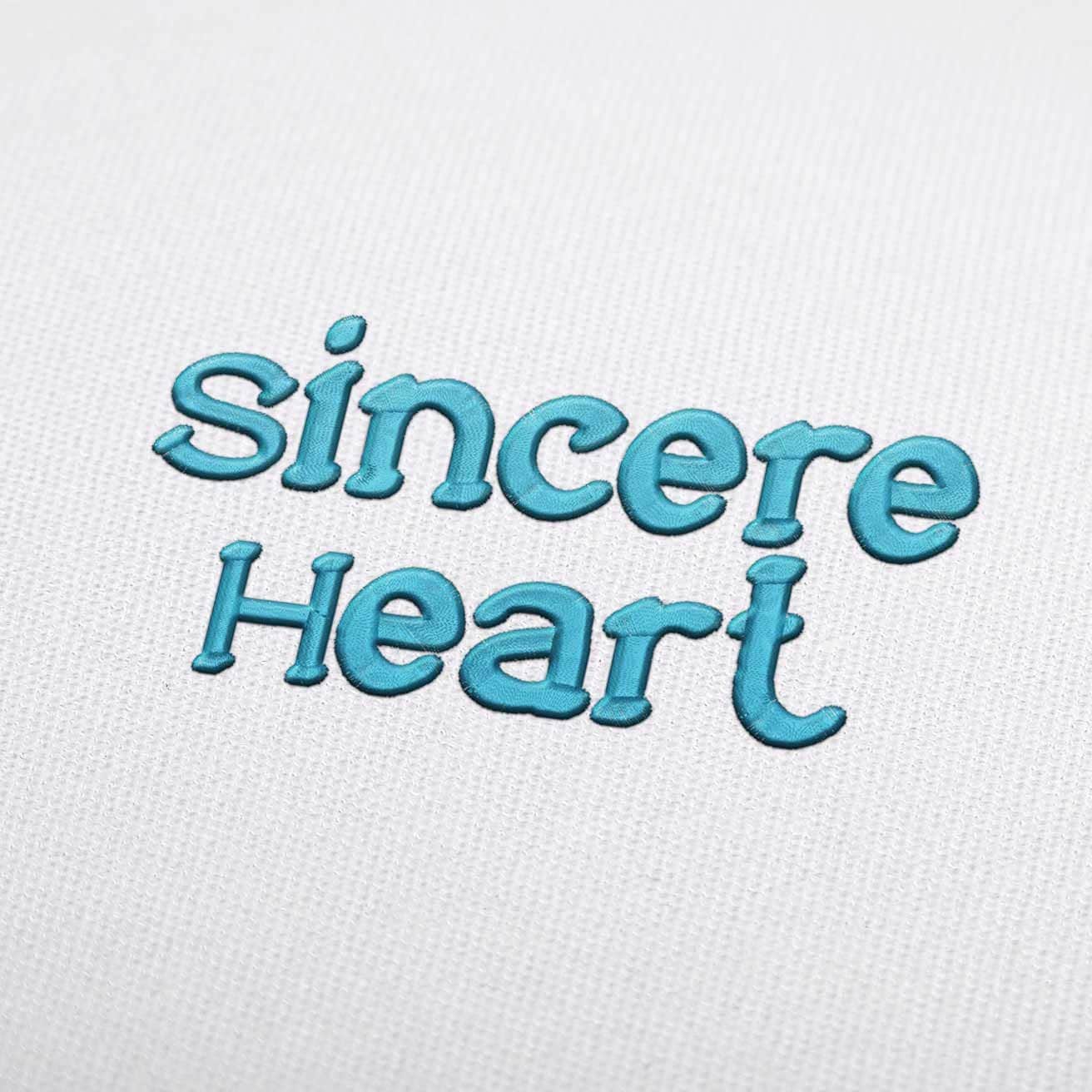 Abecedario Sincere Heart