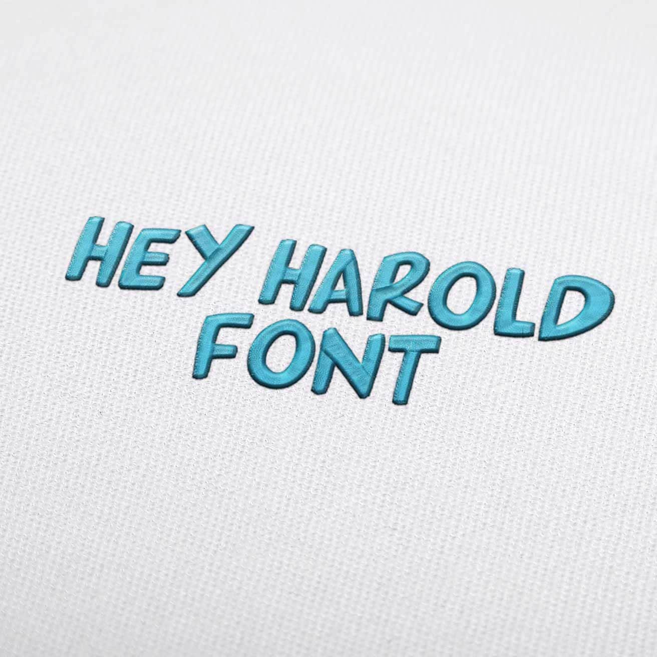 Alphabet Hey Harold