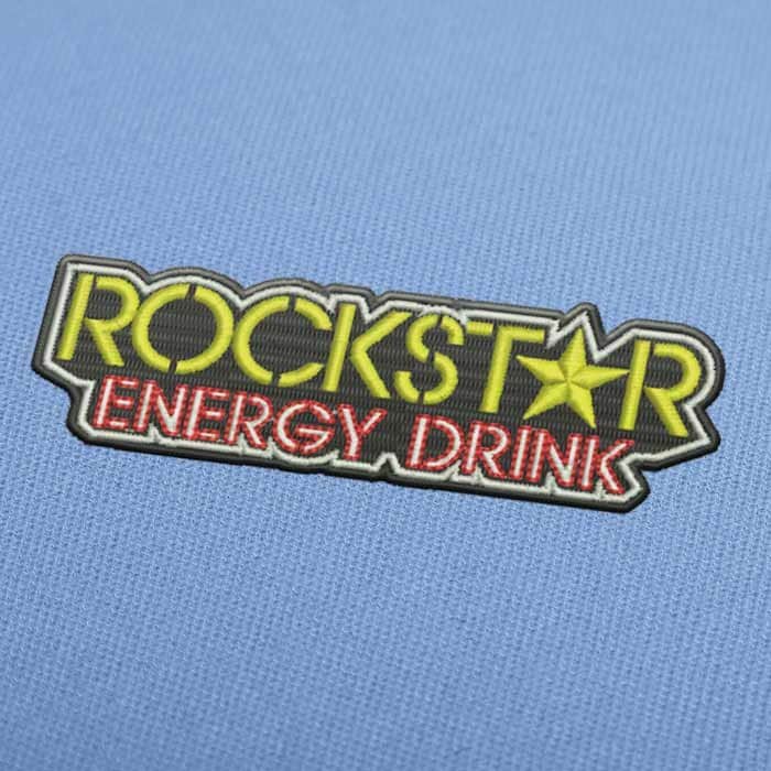 Rockstar Energy Drink Logo Embroidery Design